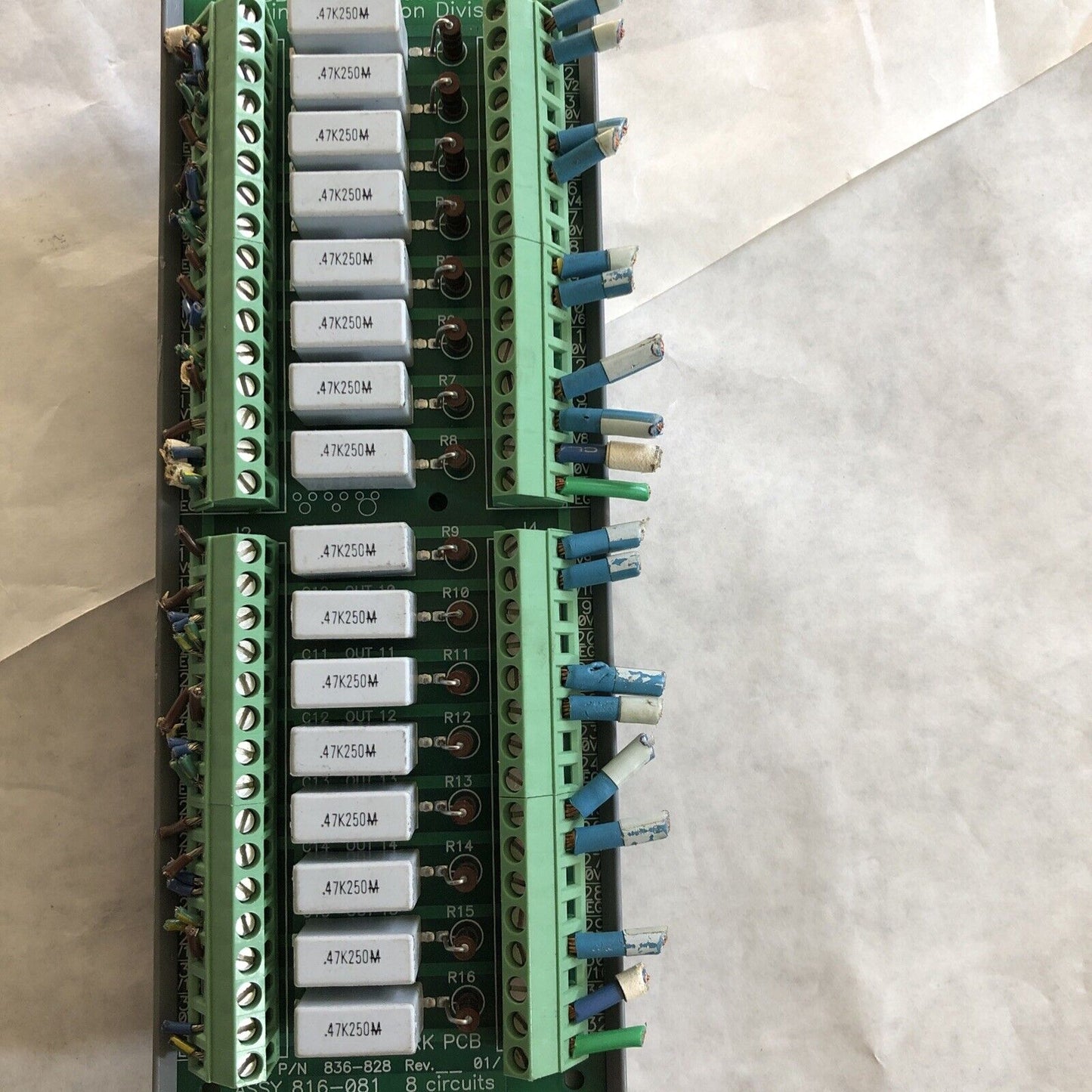 Abb 836-828,816-081,816-082 Abb Flexible Automation Paint Division,Rc Network,Ee