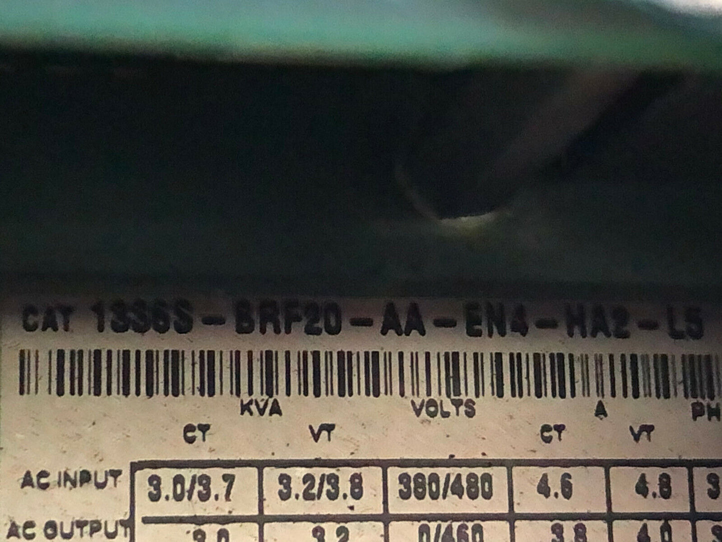 Allen Bradley 1336S-Brf20-Aa-En4-Ha2-L5 Drive,2 Hp,1336-L5,1336S-En4,Bg