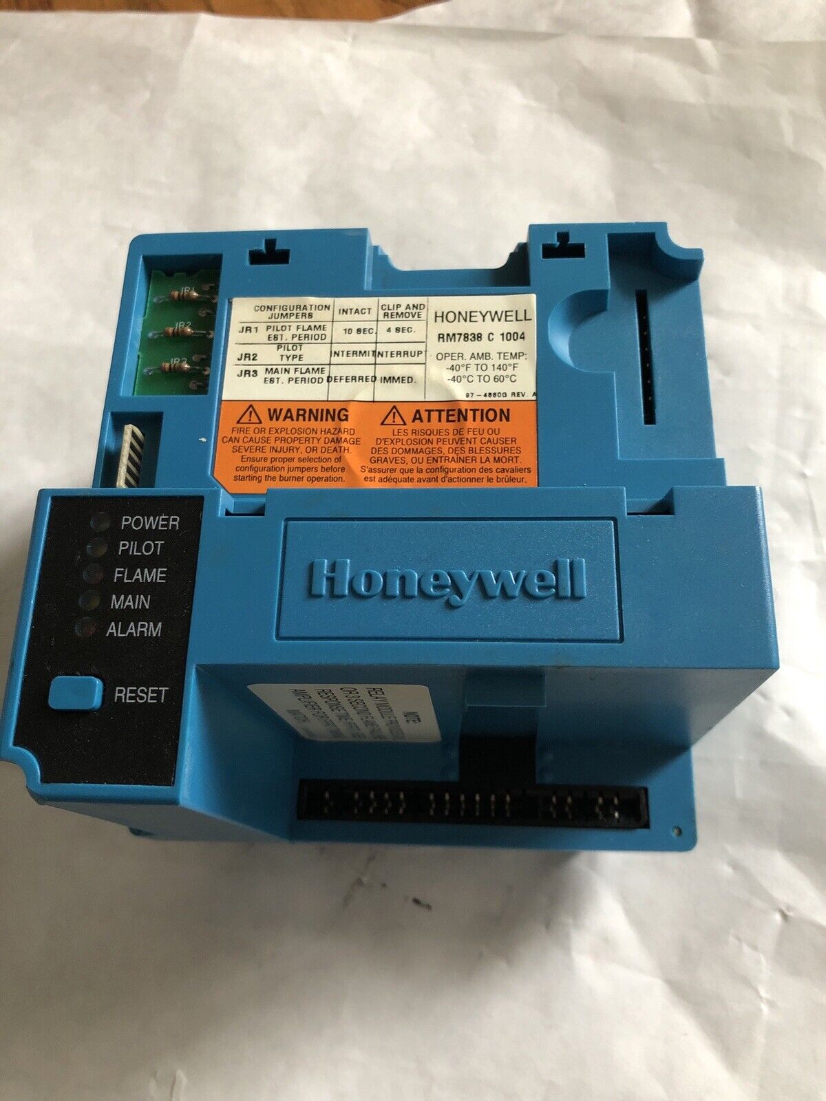 Honeywell Rm7838c1004 Honeywell Burner Control Rm7838 C 1004 ,Ee,Ea