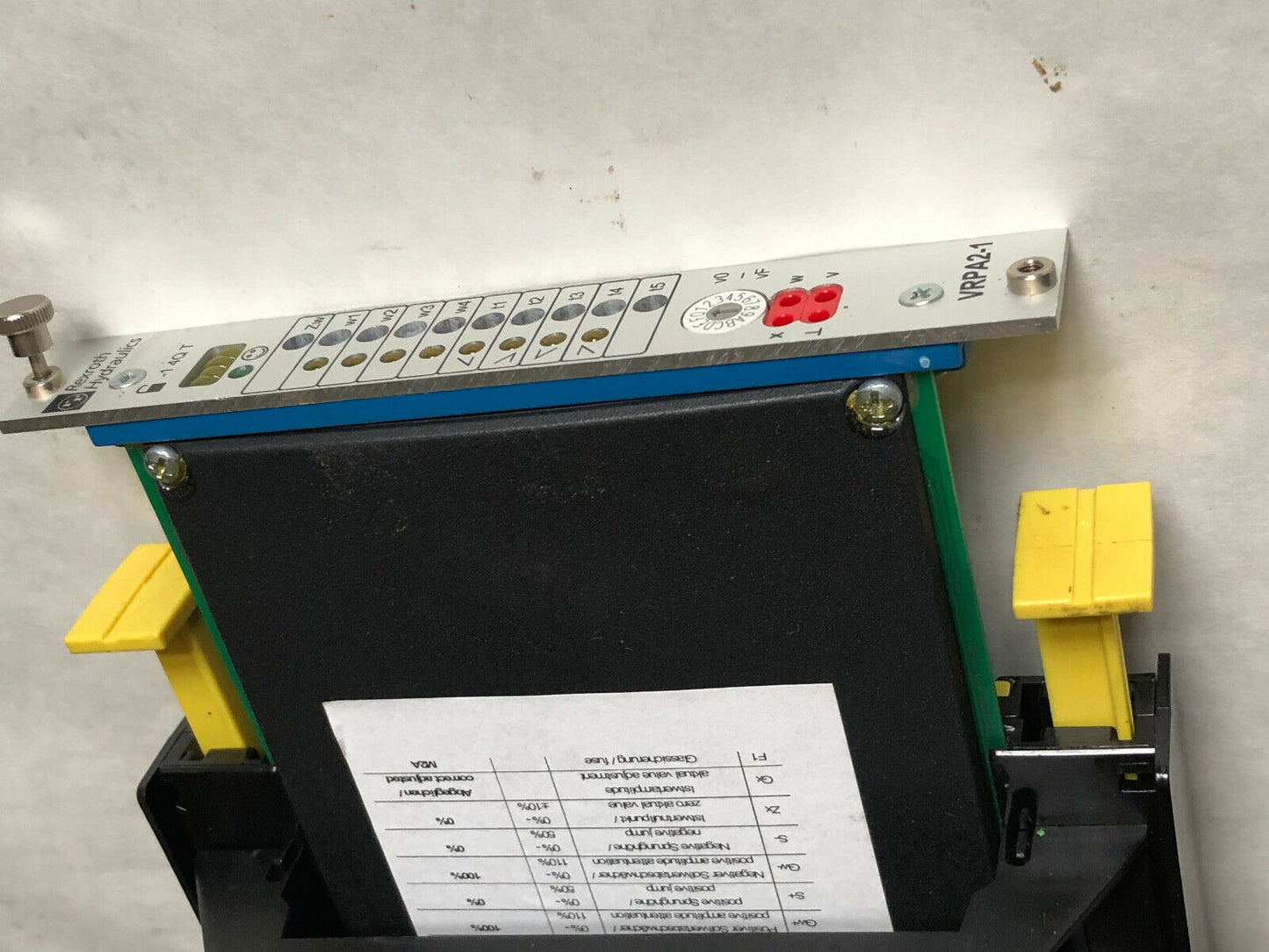 Rexroth Vrpa2-1 Analog Hydraulic Amplifier Proportional,Vt3002-2X/48F,En