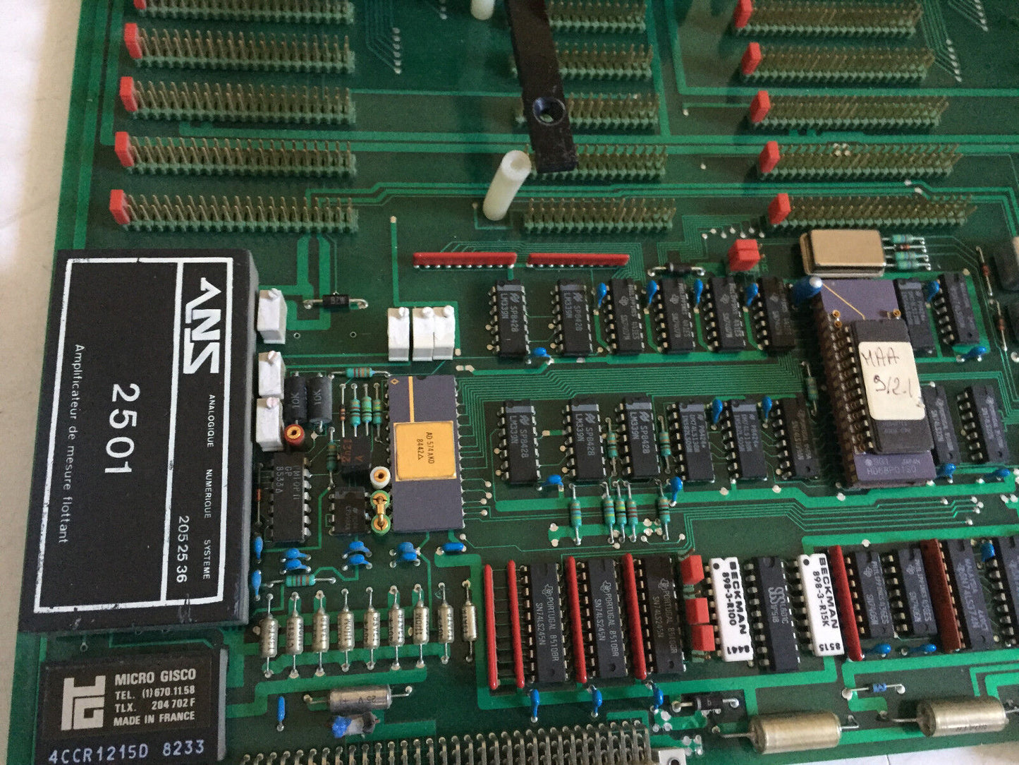 Cgee Alsthom Maa, 90801105-C Rev..C Cgee Alsthom-Red Pcb Board,Cz