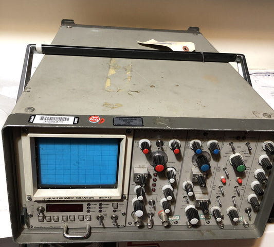 Krautkramer-Branson Usip-12,Dtm 12 Ultrasonic Flaw Detector 29321-1584, L679,Bl