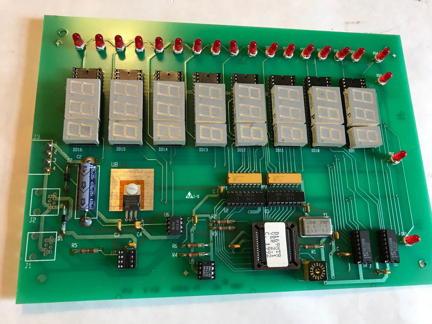 Forry Avc 6000 Display Card Pcb Pn 102054 Rev B 102054-03 Rev C,Ad