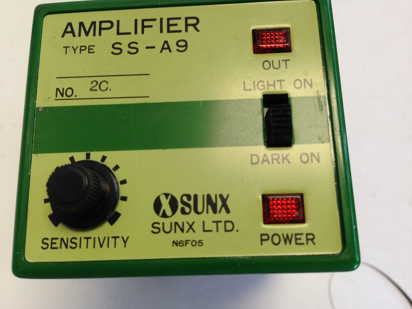 Sunx Amplifier Relay/ Sensor, 250Vac, 3A, Ss-A9 , No2c,Ao