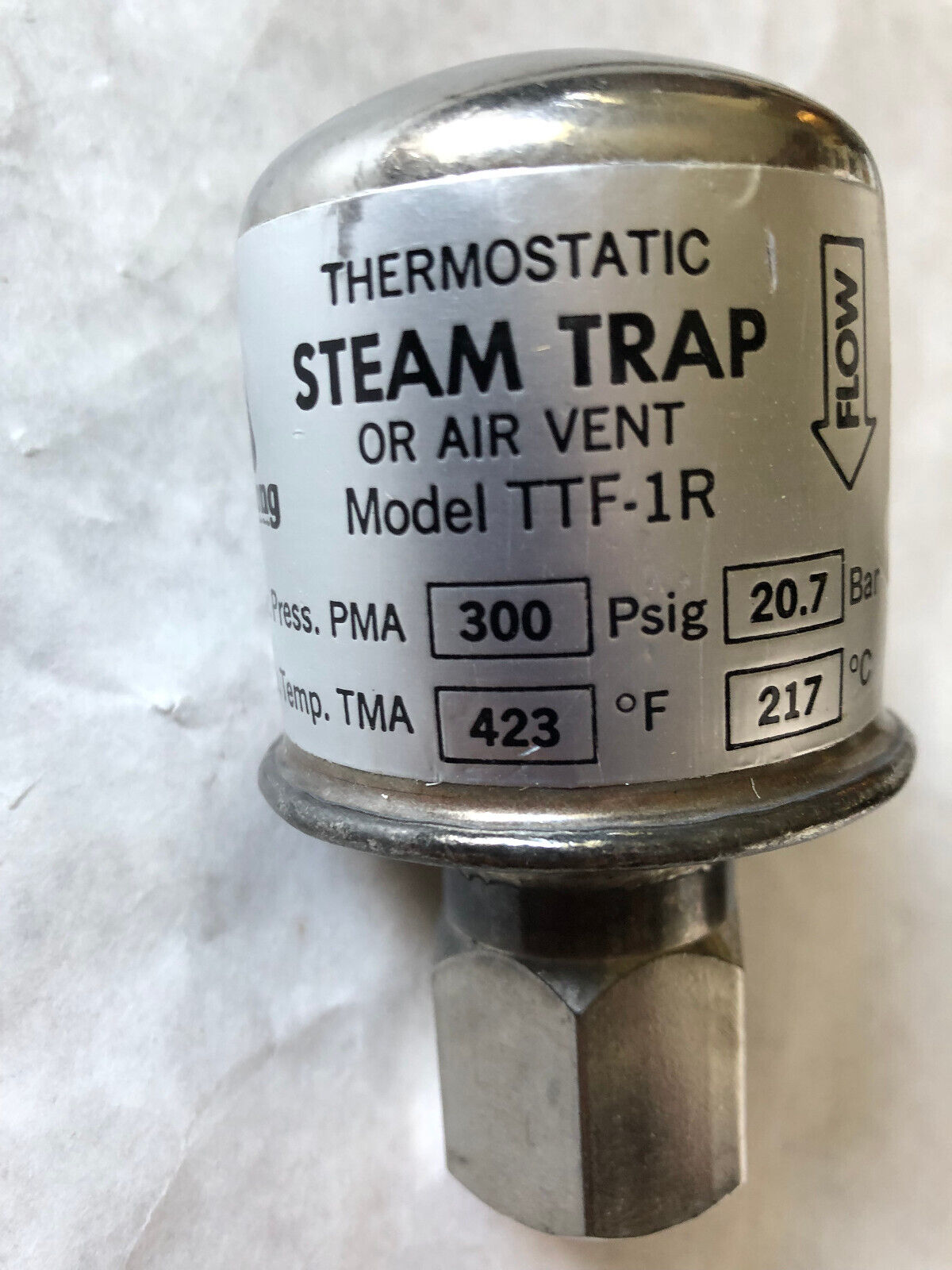 New Armstrong 1/2 Ttf-1R Thermostatic Steam Trap 1/2" Ttf-Ir,Ttf1r,300Ps,Ay
