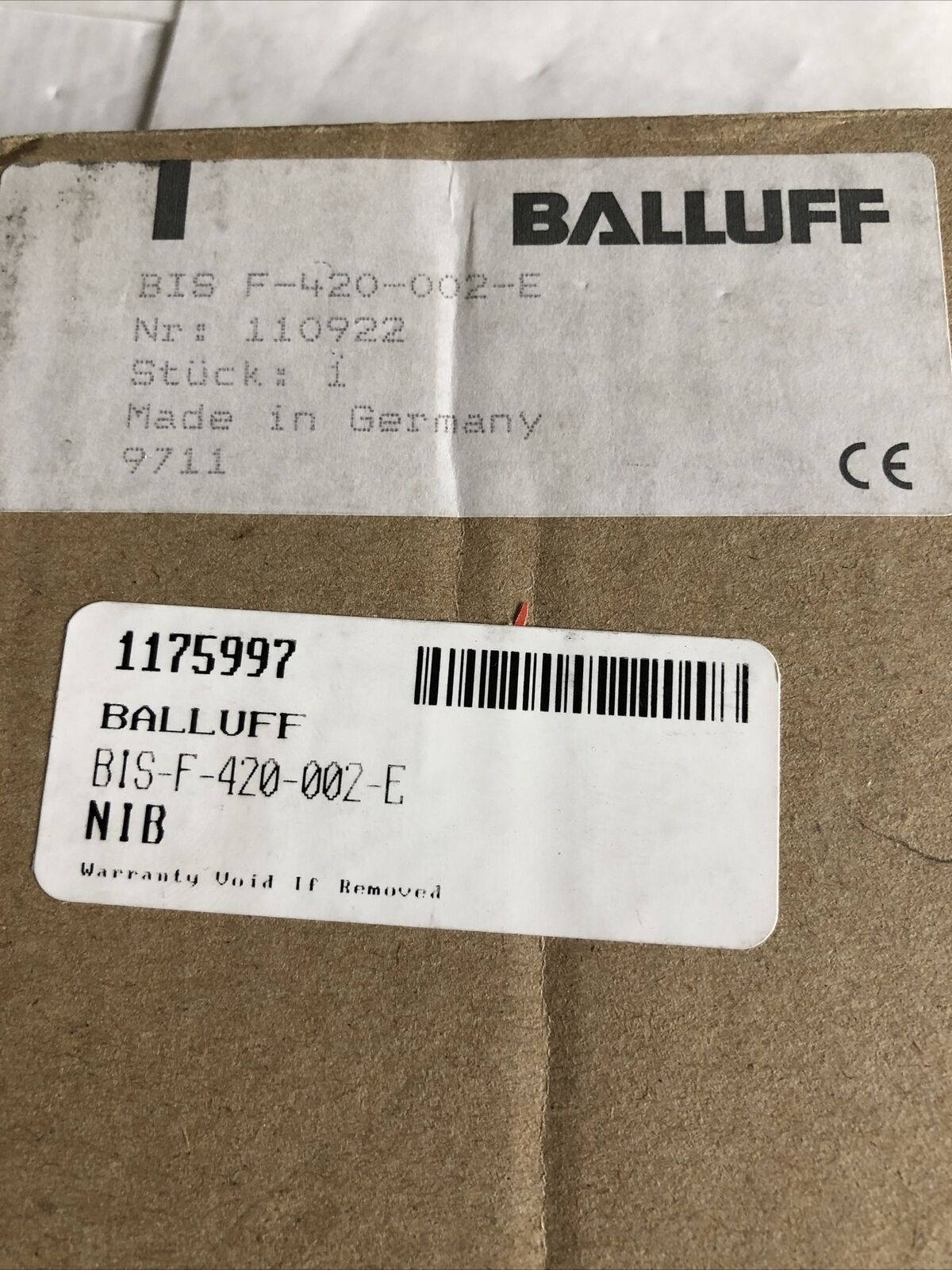 New Balluff Bis F-420-002-E,Balluff Processor Unit Bis F,Bis F-420,Fb,Dd