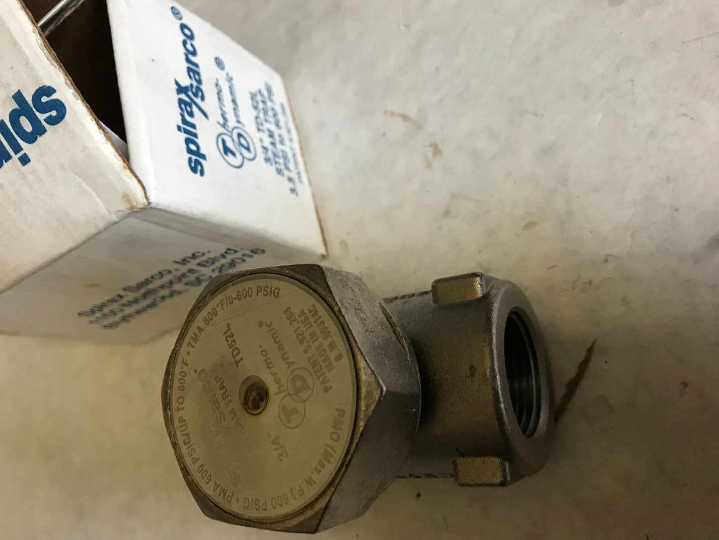 3/4" Spirax Sarco Td52l,B.M 59314C Thermo-Dynamic Steam Trap Live Steam,Eo,Tg,Bu