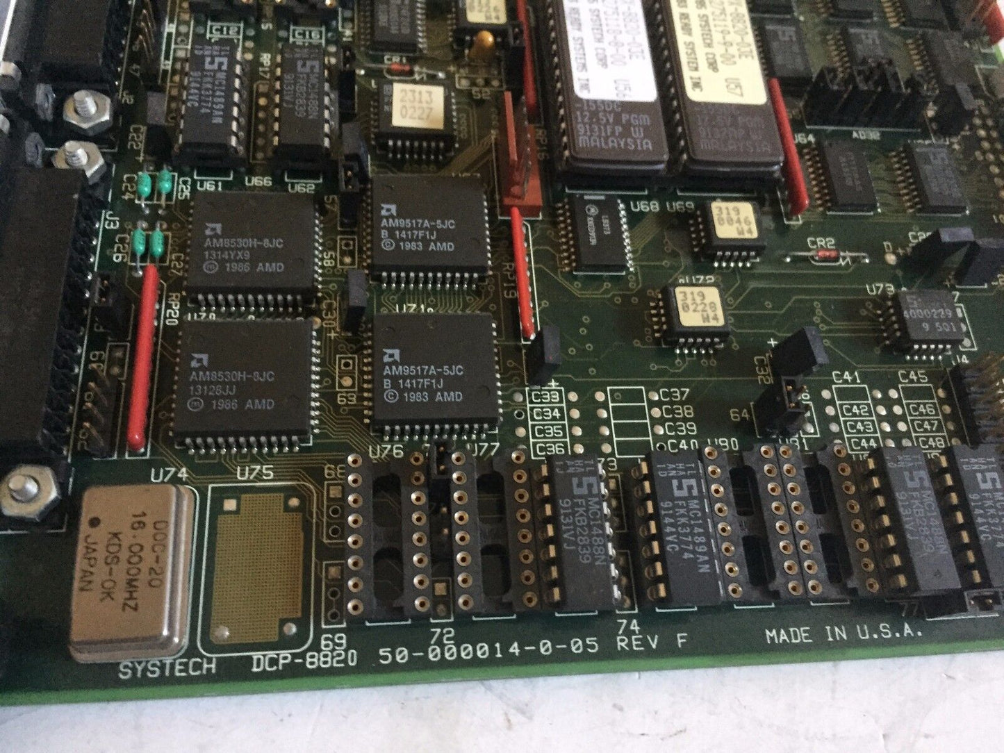 Systech 65-800135-8,Systech Dcp,Systech Dcp-8820,50-000014-0-05,Bv