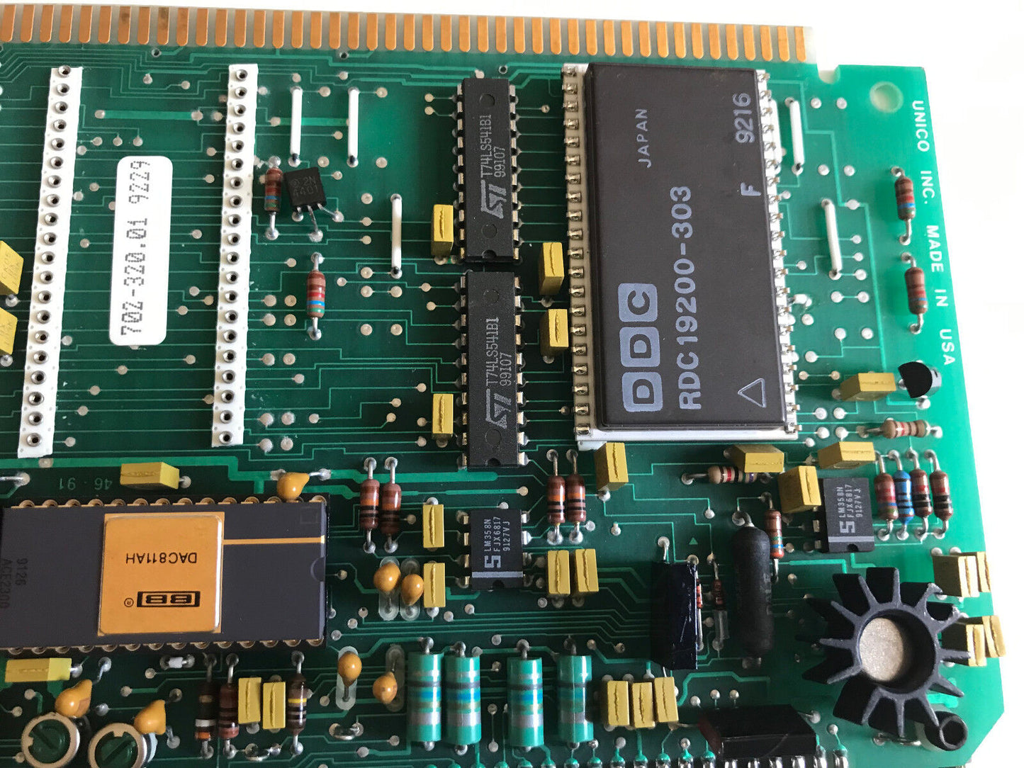 Unico 310-007 Resolver Interface Transducer Board 400056 Rev3,702-320.01 9229,Es