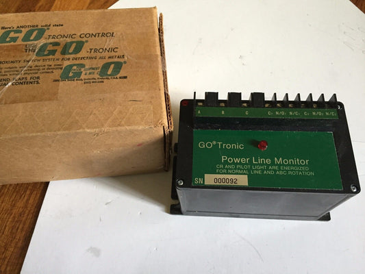 New Go Tronic 553100,Gotronic 553100 Power Line Monitor 240Vac,Cx