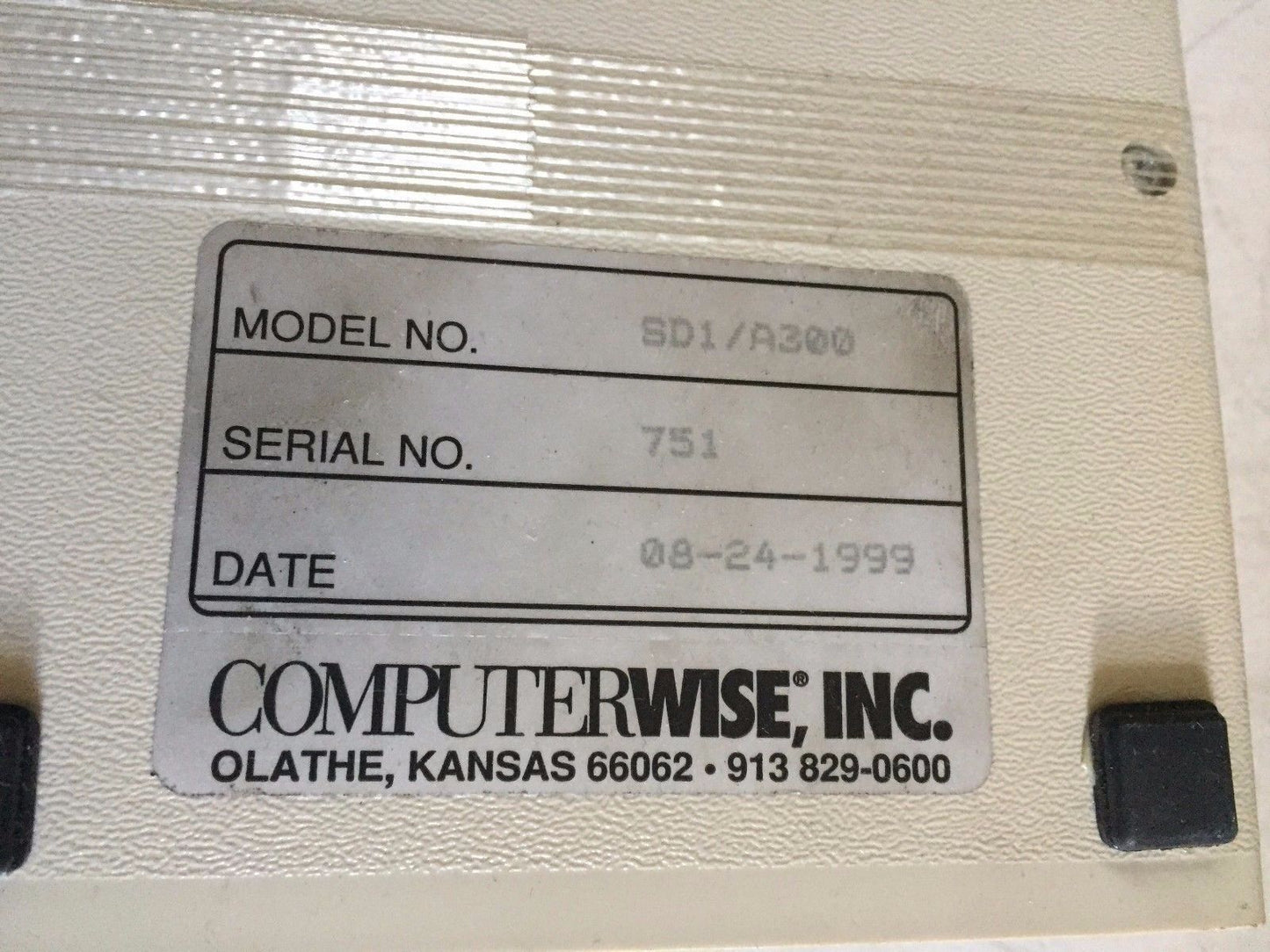 Computerwise Sd1/A300 ,Rs-232 Bar Code Decoder,Ah