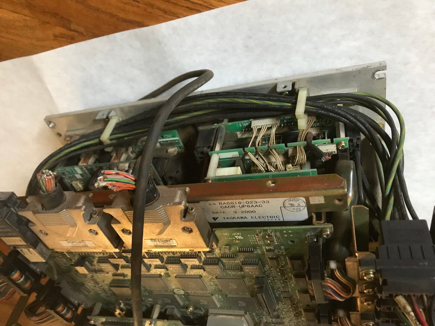 Yaskawa Jusp-Rcp01aac,Ra8616-023-33 Cacr-Up6aac,Jasp-Wrca01 Servo Unit,Ey