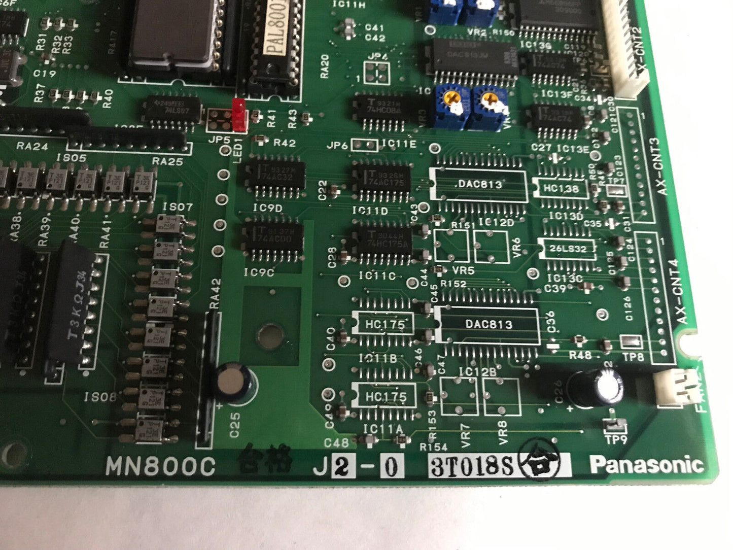 Panasonic J2-0-3T018s Servo Pcb Board Mn800c,J2-0,3T08s,Su
