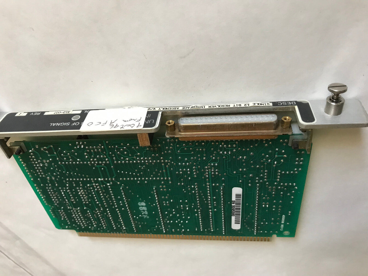 Unico 310-007 Resolver Interface Transducer Board 400056 Rev3,702-320.01 9229,Es