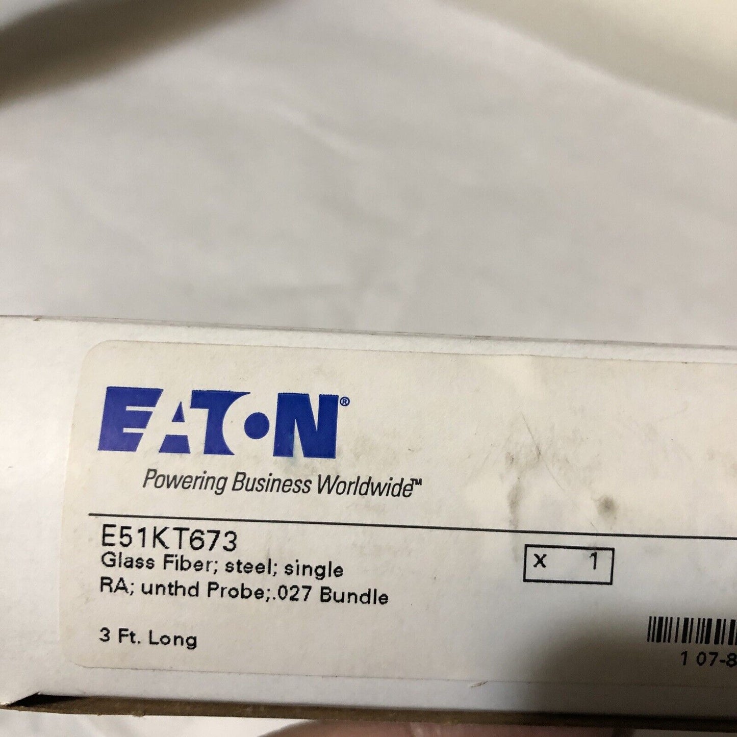 New Cutler-Hammer Glass Fiber Optic Cable E51kt673,110605-267,13091,Fb