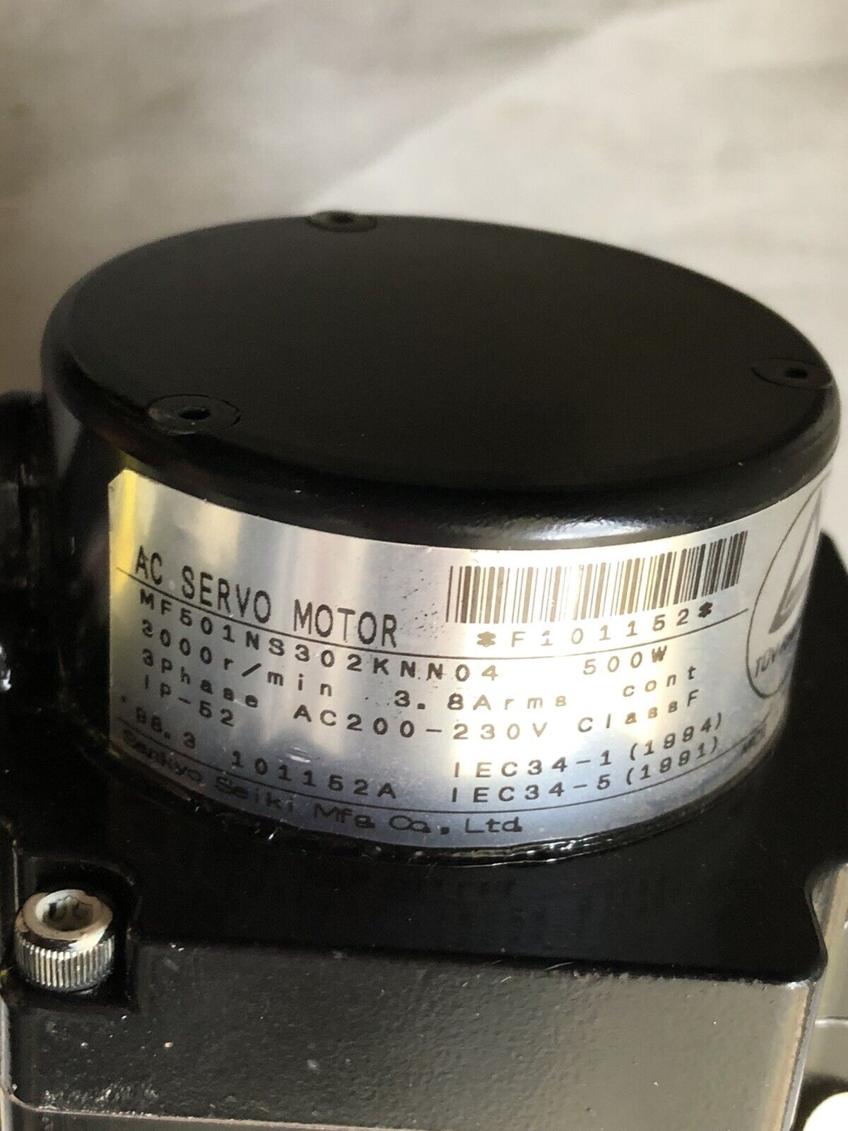 New Sankyo Seiki Mf501ns302knn04 Ac Servo Motor, 3-Phase, 500 W, Rpm: 3000, Top9