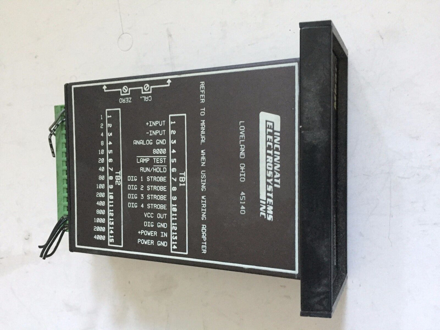 Cincinnati Electrosystems Mbar,432-Dci-So-Sc-Ss-4/20Ma-0/150 Display,432-Dc1,Bz