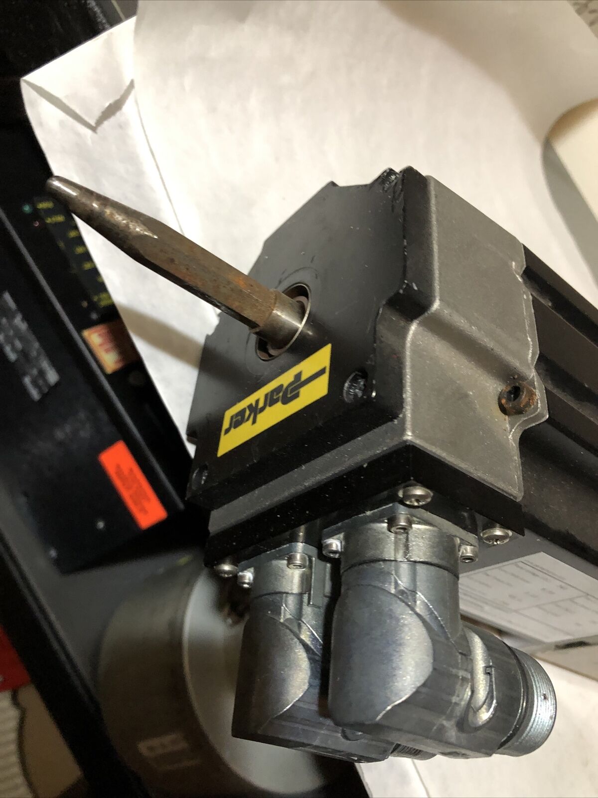 Parker Cmp0922d41-200337 Dc Servo Motor, Rs90-010-W01le, 10:1 Ratio,Bt