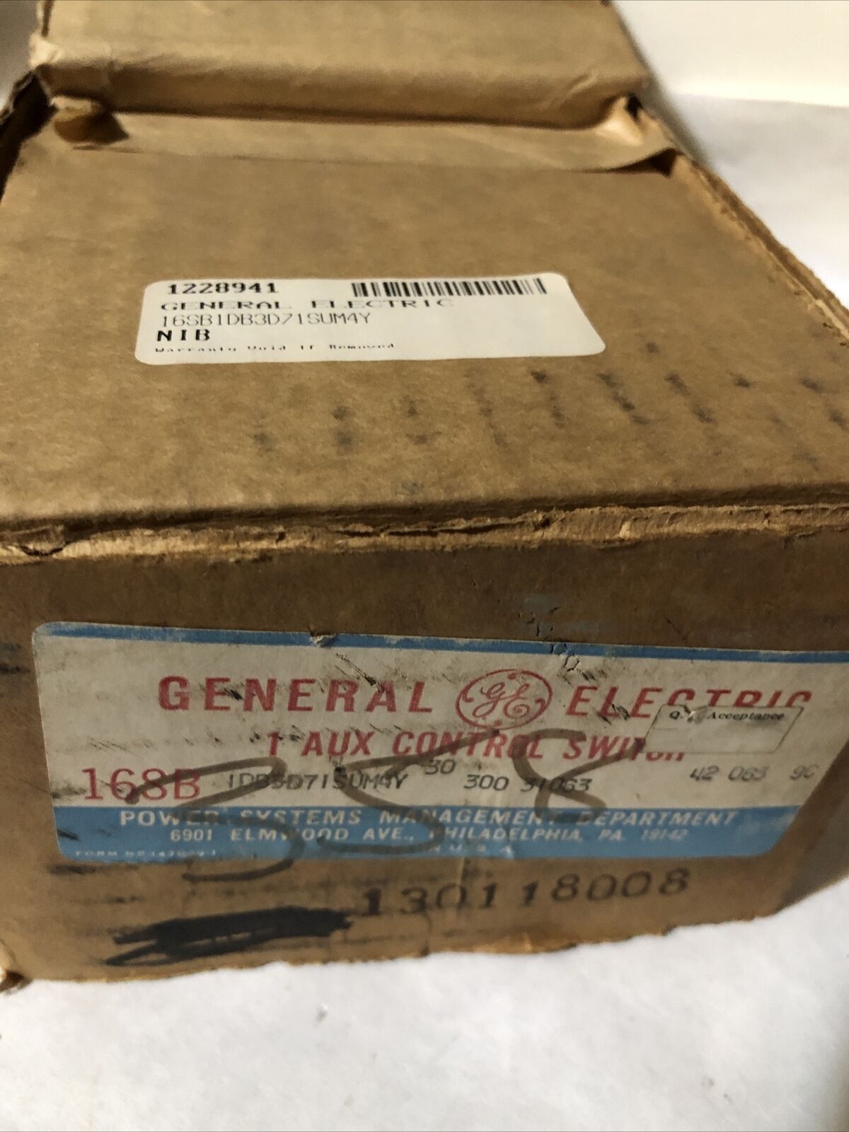 New General Electric Switch  Spr 16Sb 1Db3d71sum4y,Ge 16Sb Idb3d7isum4y,Bz
