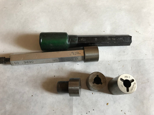 The Pipe Machinery 952 Inspection Gage Go No Go Plug .952 .959 .940 .940 .959,Ag