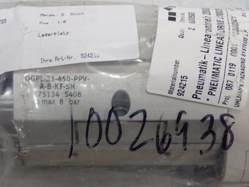 New Festo Dgpl-25-450-Ppv-A-B-Kf-Sh Pneumatic Linear Actuator,Dgpl-25-450-Ppv,Ej