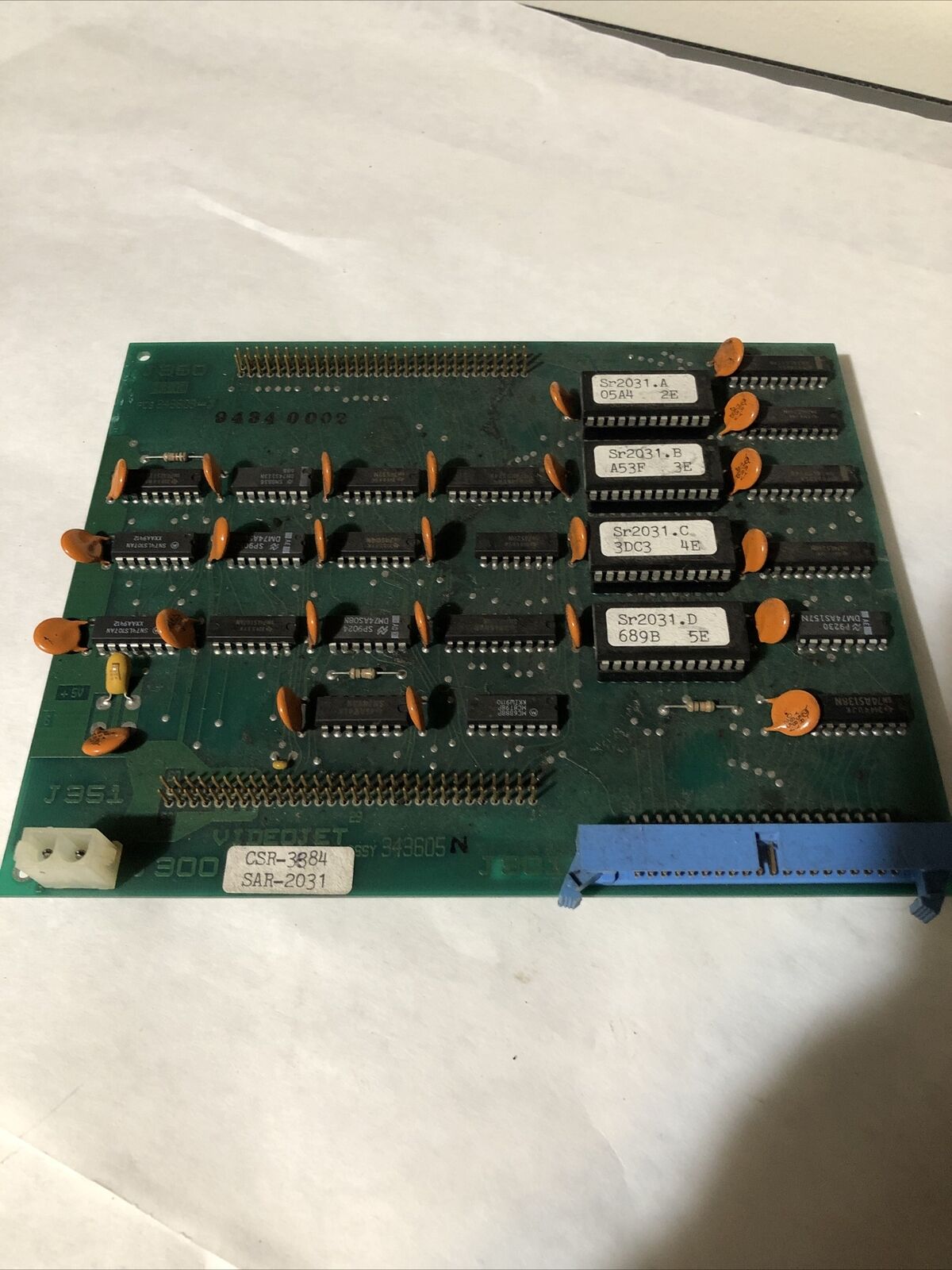 Videojet P39100sp,Sar-2031  343605 ,343609-J, Pcb Board,Bp