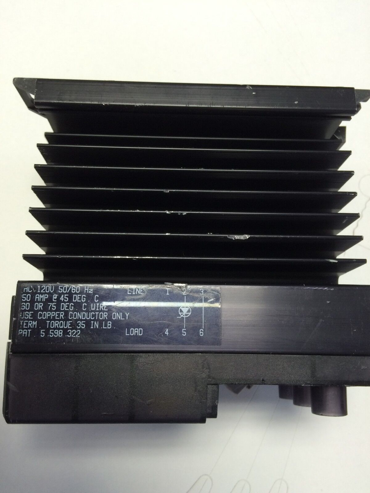 Watlow Power Controller Solid State 0-10Vdc Din-A-Mite Dc1s-5012-V300,Bf
