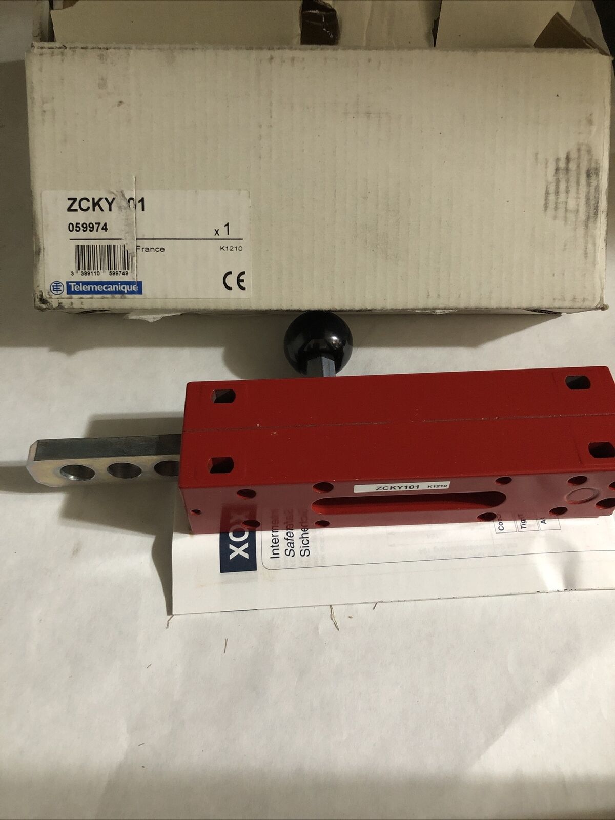 New Telemecanique Actuating Operating Key Zck-Y101 Zcky101,Dj