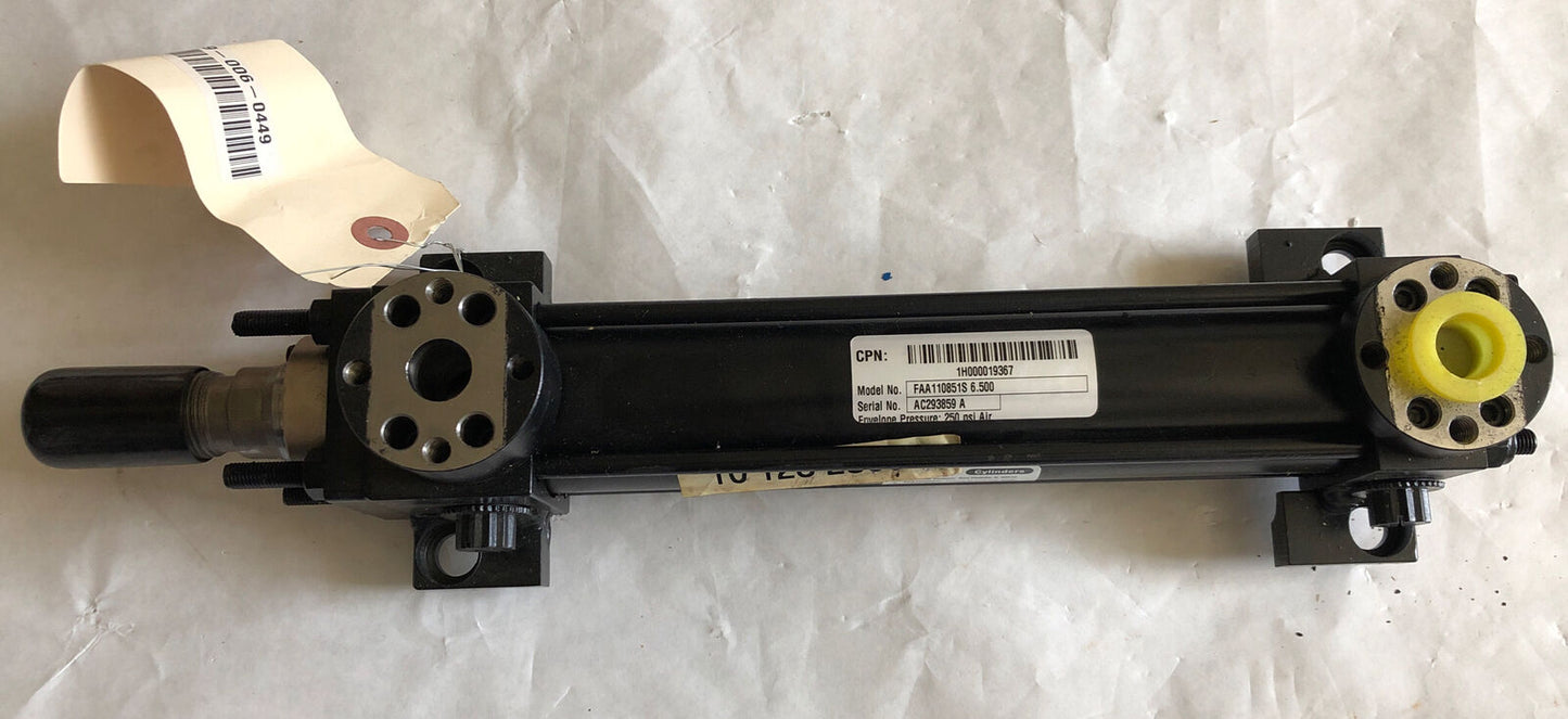 New Schrader Bellows Faa110851s 6.500 Pneumatic Cylinder,Bh