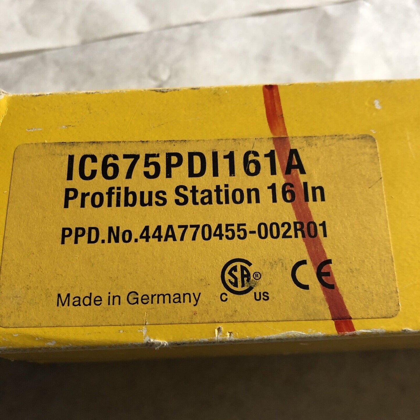 New Ge Fanuc Ic675pdi161a,5Gd1h,Bus Stop 16Point Input Block Ic675pdi161,Ea