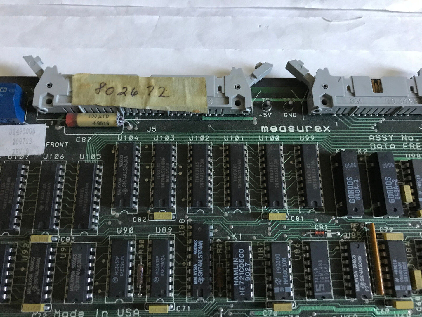Measurex Pcb Board Assy No 05375900 Data Freeway Controller,Ax