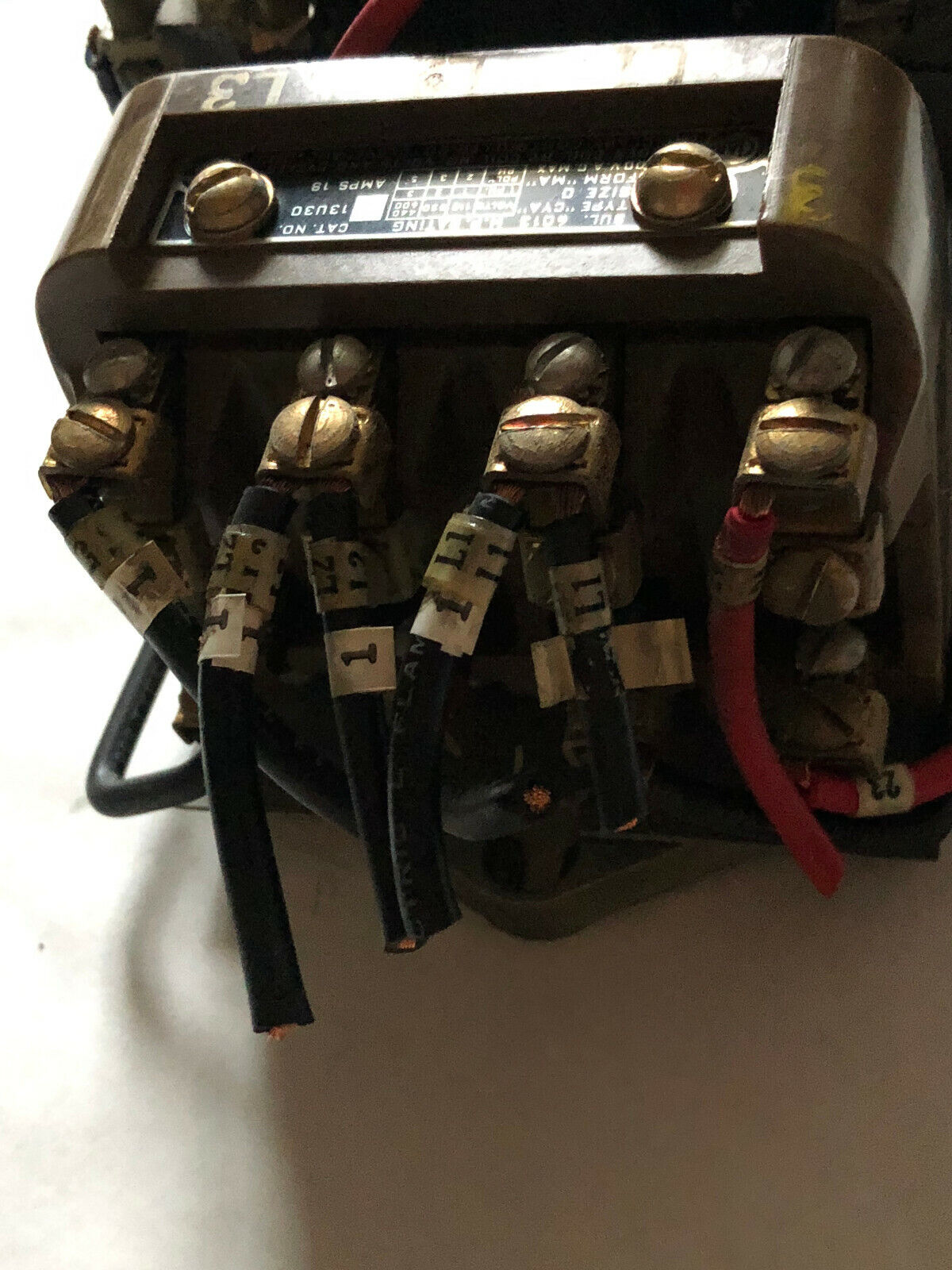 Clark 6013 13U30 Magnetic Motor Starter 120V Coil,18A, 600V Nema 0 3-Ph,Da