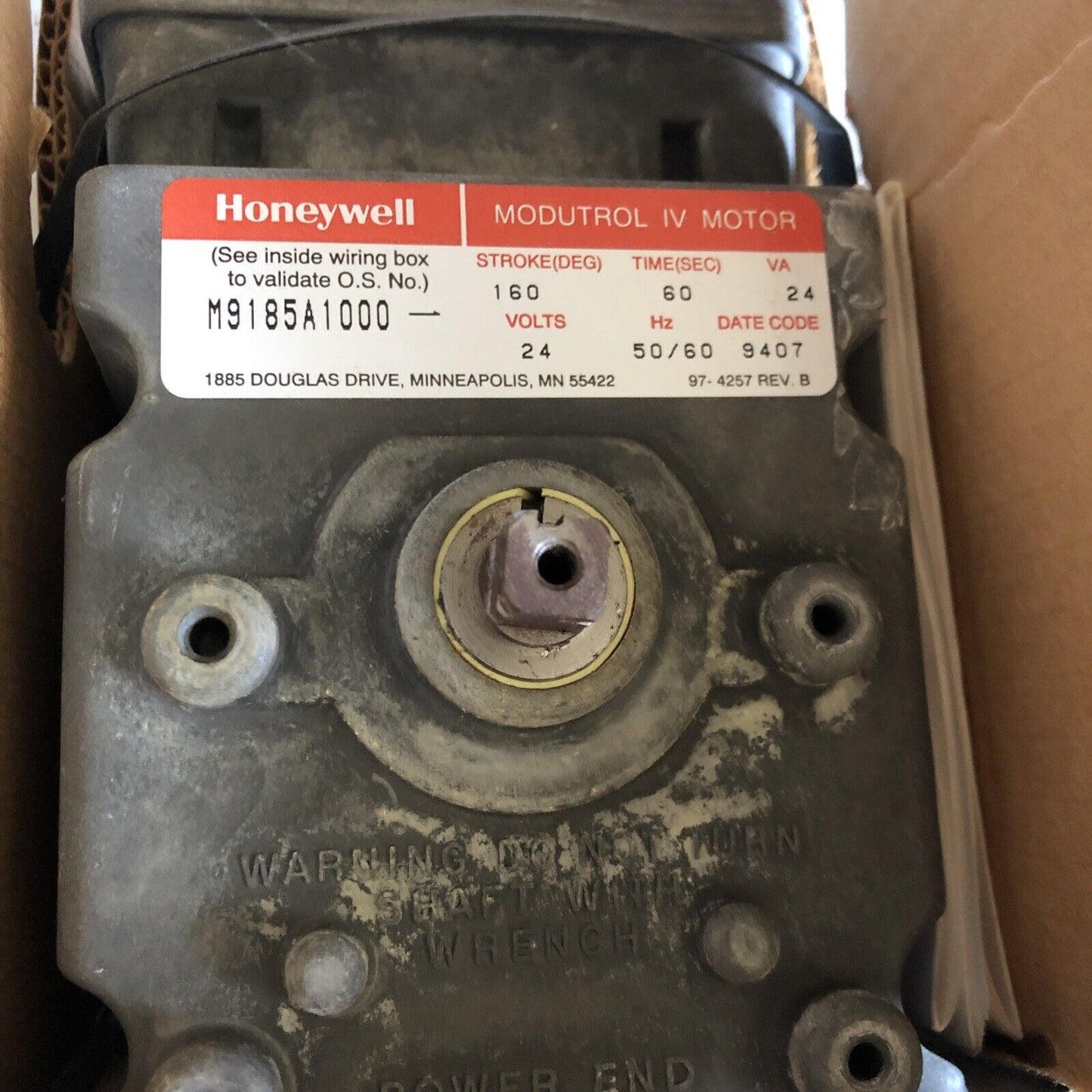 New Honeywell M9185a 1000 Modutrol Iv Motor,Ao