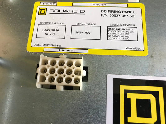 Square-D 30527-057-50 Welder Controller Dc Firing Panel 3052710750,Ta