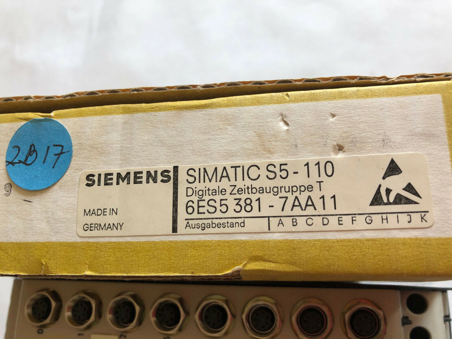 New Siemens 6Es5-381-7Aa11 Simatic S5-110  Timer/Counter 6Es5 381-7Aa11,En
