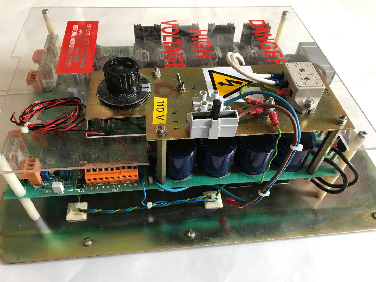 Nada Electronics Variable Speed Dc Drive,Evk71-050,110V,Conv.Ok,Conv.Run,Sr