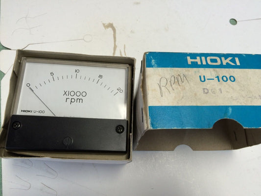 New Hioki U-100, X1000 Rpm,Taut Band Fsdciov,Hioki U 100,U-Ioo,Fb