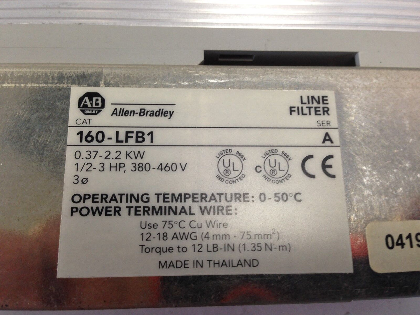 Allen-Bradley 160-Lfb1,Allen-Bradley 160-Ba01nsf1p1, 160-Ba01nsf1p1,Dk