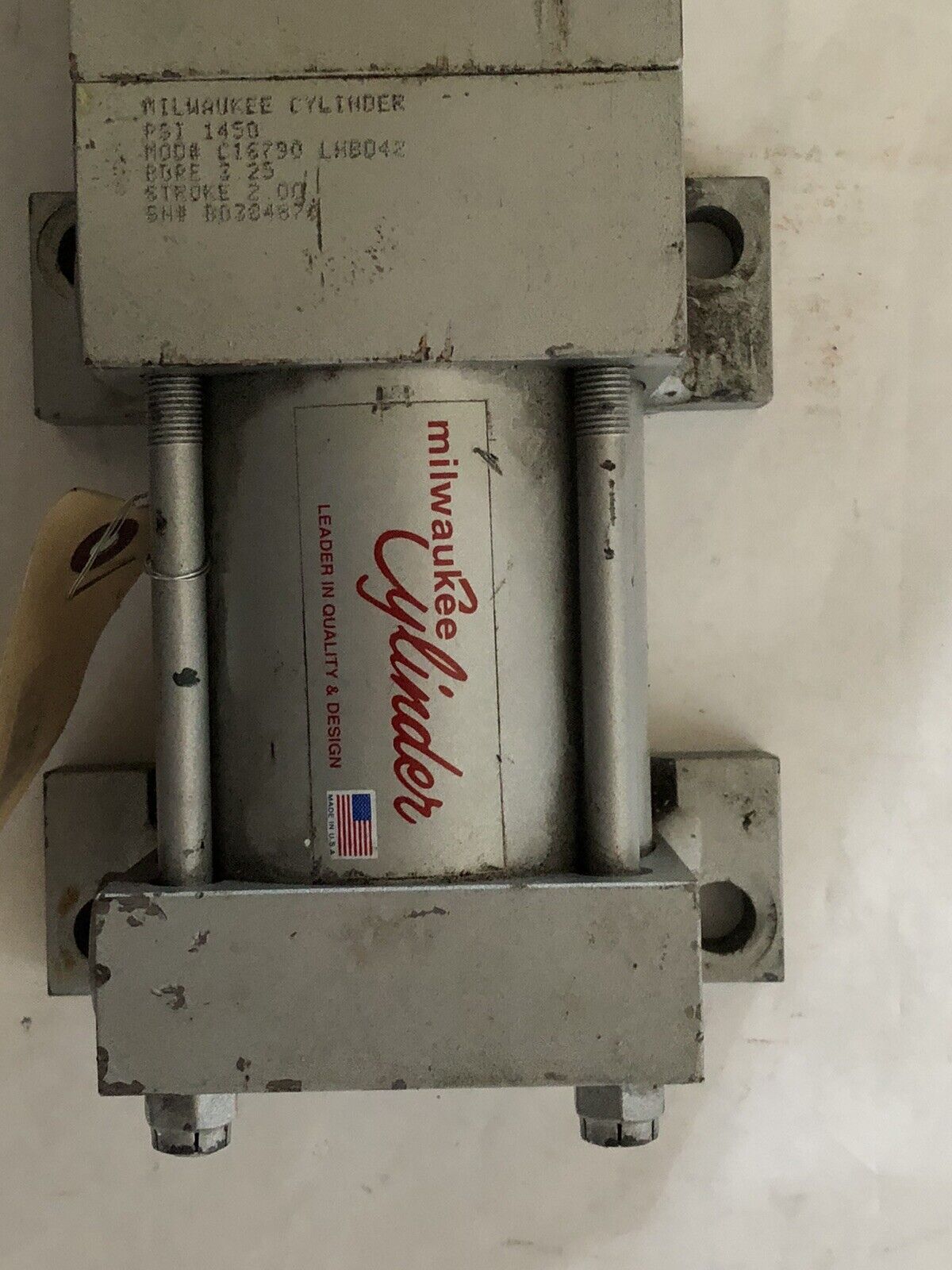 New Milwaukee C16790 Lhbd42 Hydraulic Cylinder,Bore 3.25,Stroke 2.00,1450 Psi,Ar