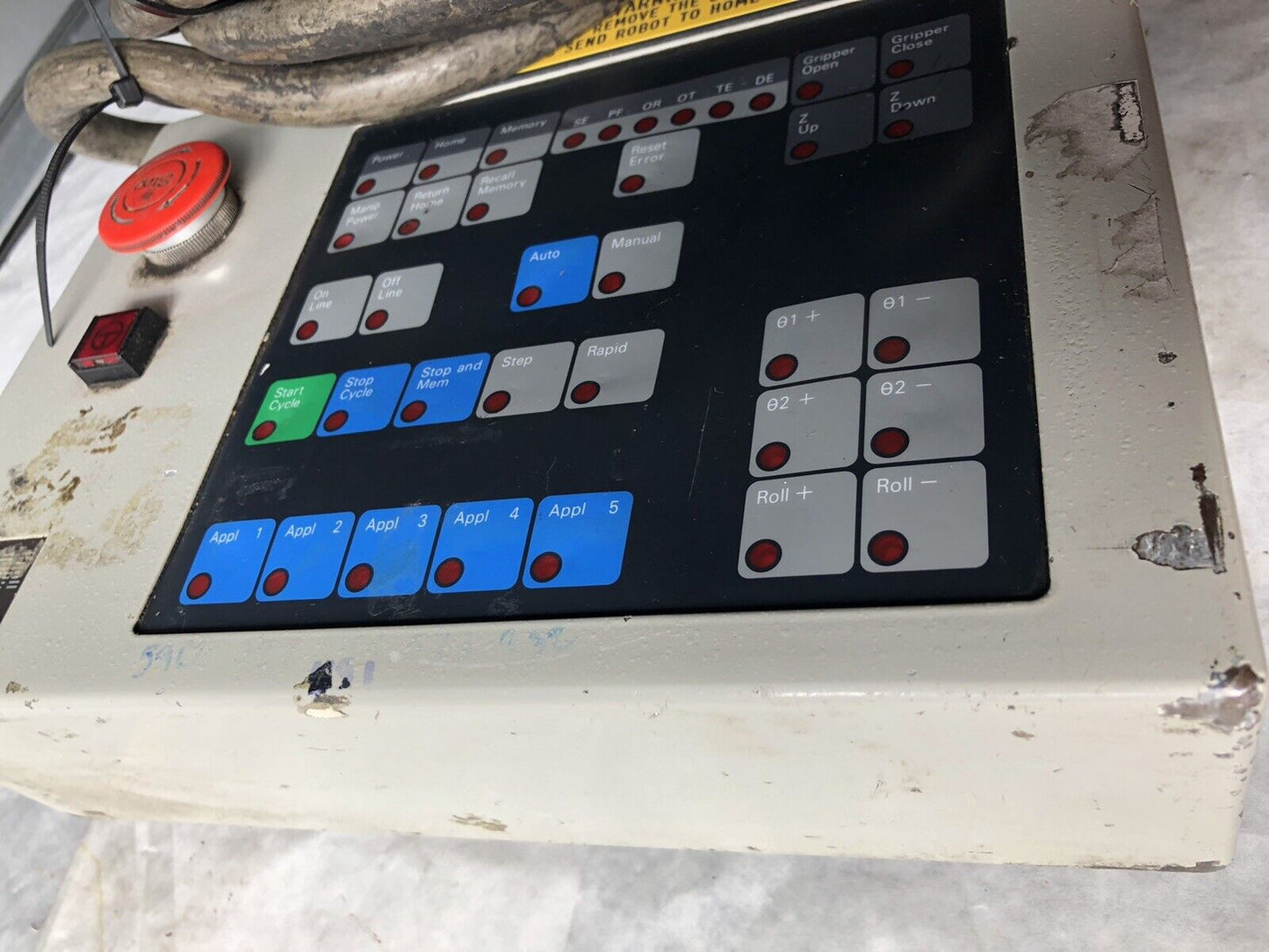 Ibm 7535 Scara Roboter Teach Pendant Handsteuergerät Control Panel Controller,Hm