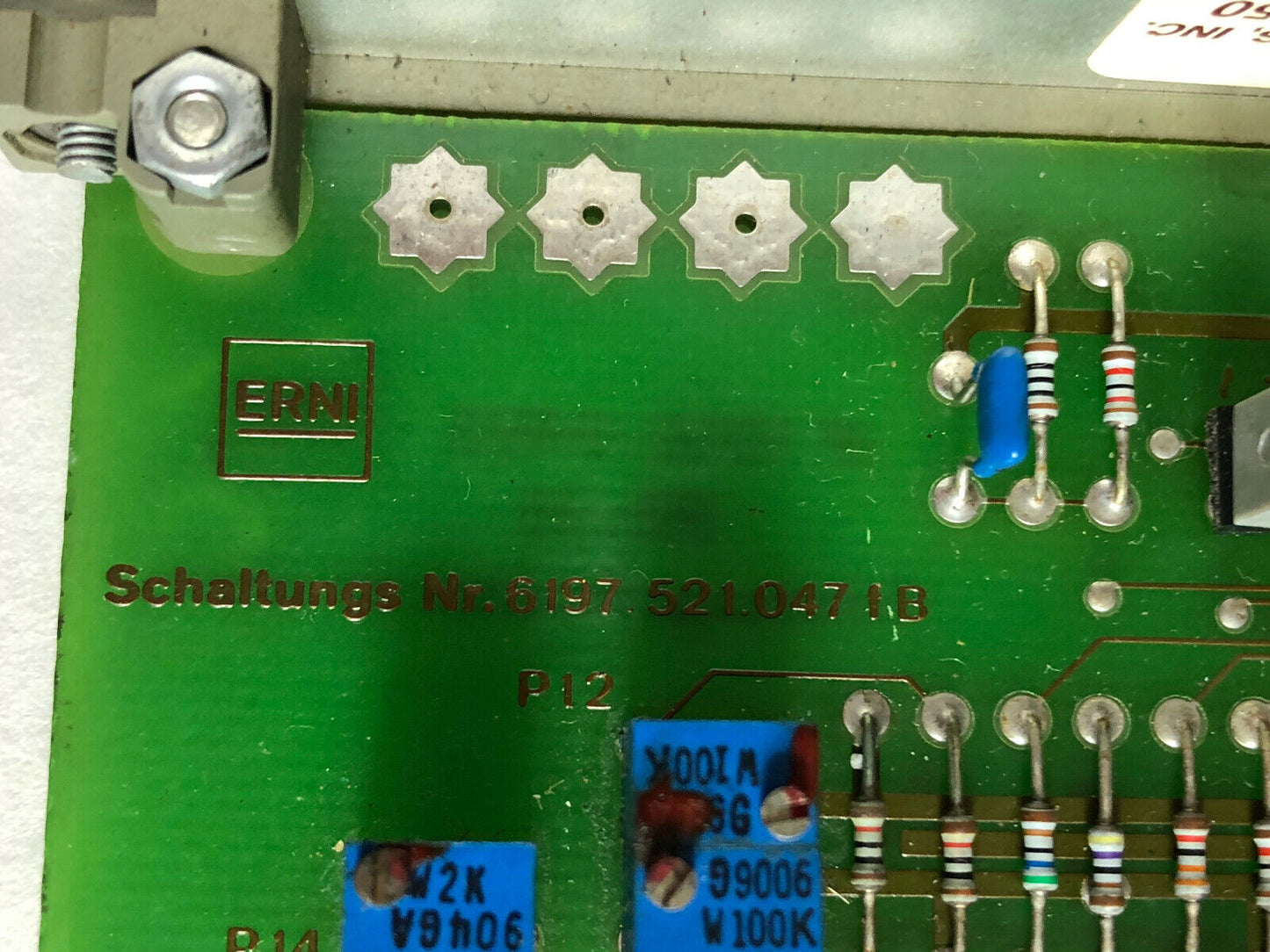 Pretec Erni Pcb Board 6120.521.580 990E.Cif.580 Oszillation,Ag,Ev,Aj