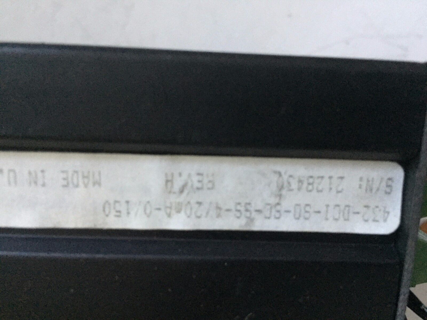 Cincinnati Electrosystems Mbar,432-Dci-So-Sc-Ss-4/20Ma-0/150 Display,432-Dc1,Bz