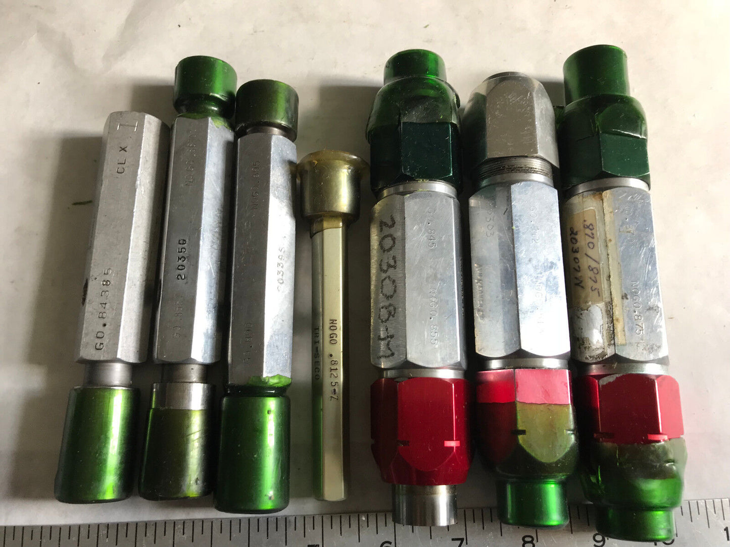 Lot Plug Gage Go Nogo Van Keuren .870,875,812,813,845,855,8650,84385,890,8125,Es
