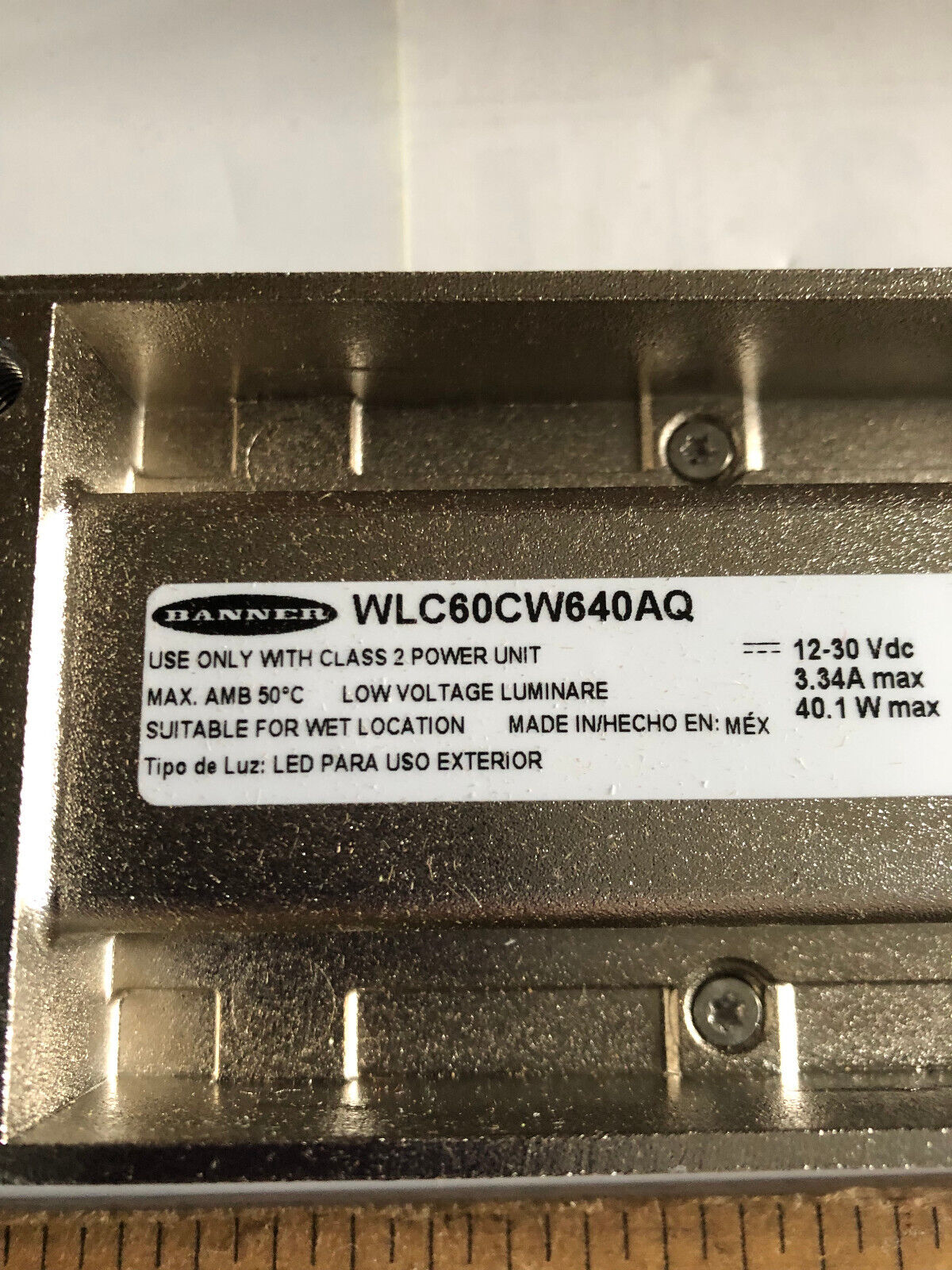 New Banner Wlc60cw640aq Heavy Duty Industrial Led Light 86889,Ac