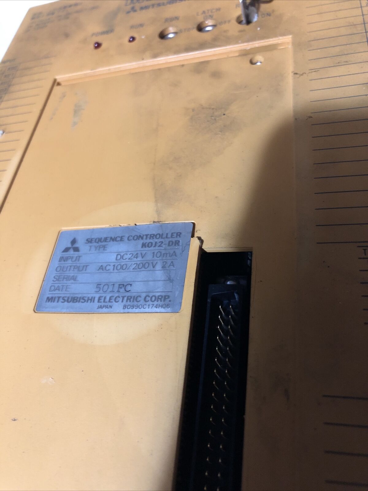 Mitsubishi K0j2-Dr Melsec-K Sequence Controller,100/200Vac Ouput, Koj2-Dr, Bk