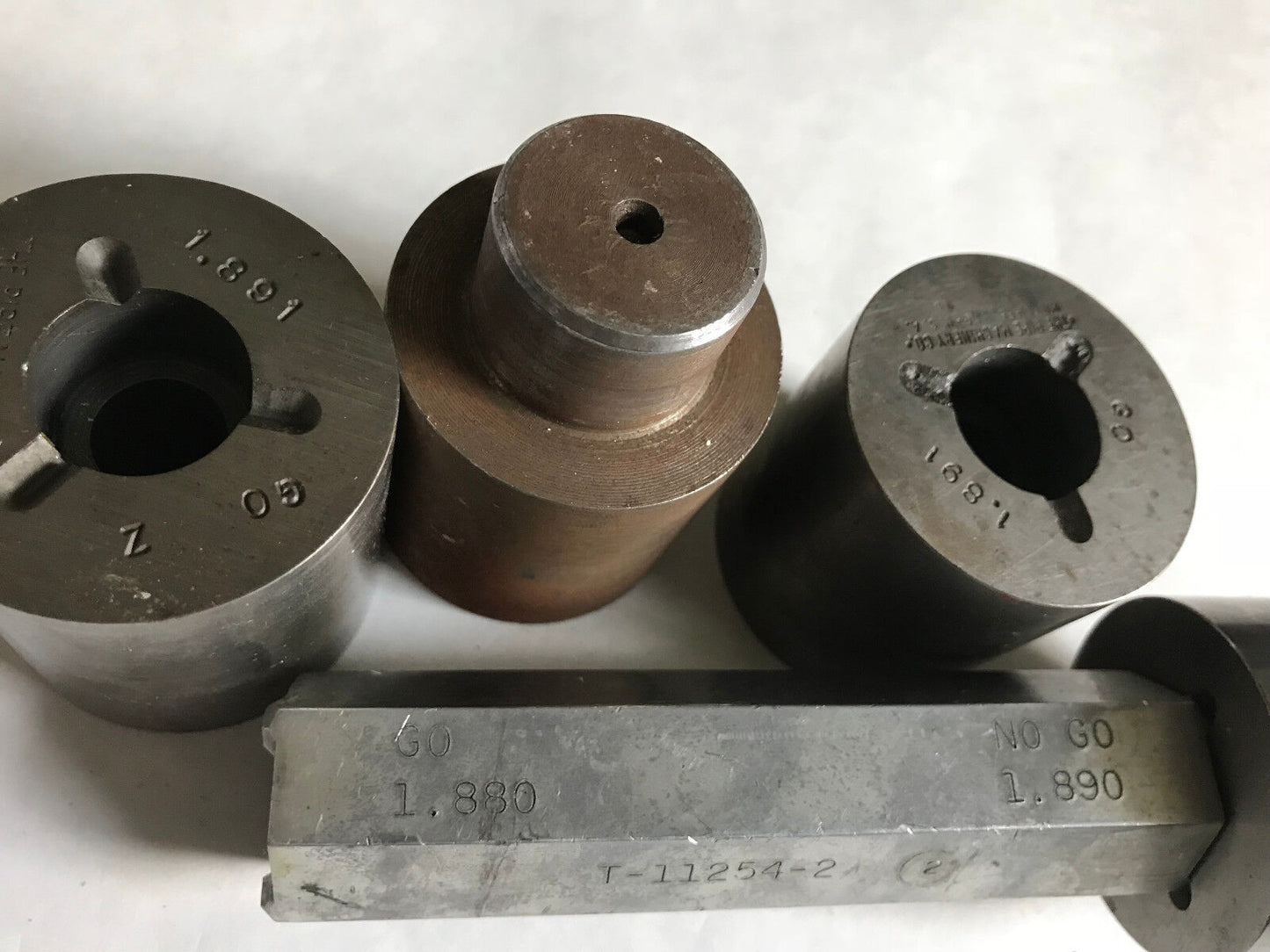 Lot The Pipe Machinery Go No Go Plug Gage 1.890 1.891 1.891 ,Ac