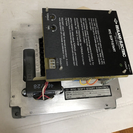 Reuland Electric Rtc Rtc-025-246-Dn0-X Soft Start Control,Rtc-025-246-Dno-X,Cy