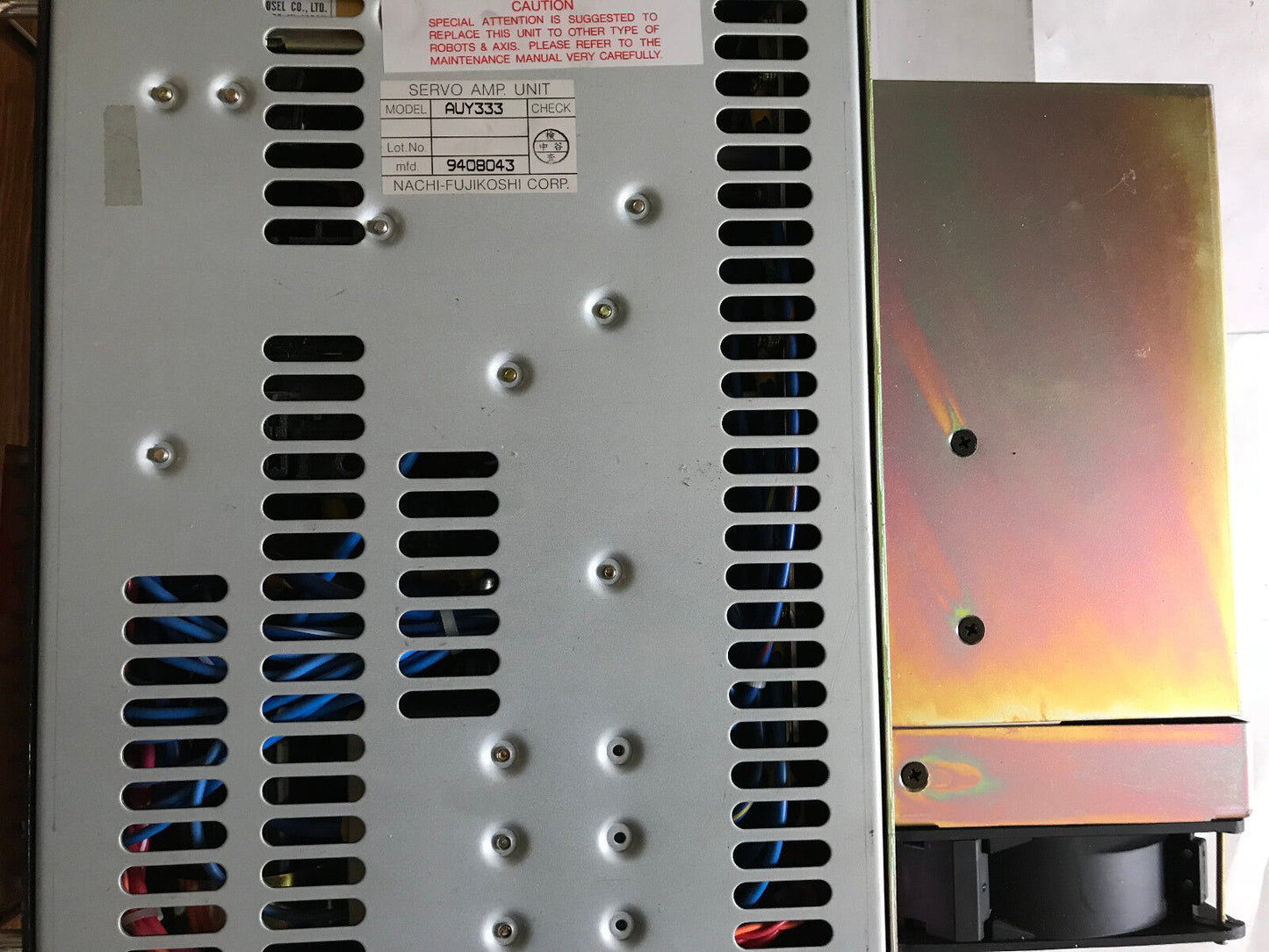 Nachi-Fujikoshi Auy333 Servo Amplifier 200-220(Um843),Nachi Auy333,Sc15,S.H.V,Ad