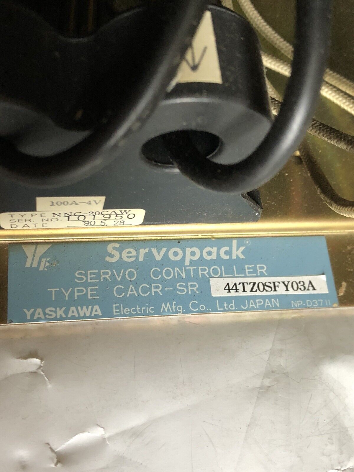 Yaskawa Cacr-Sr 44Tz9sfy03a,Cacr-Sr 44Tz0sfy03a,Yaskawa Cacr-Sr Servopack,Al