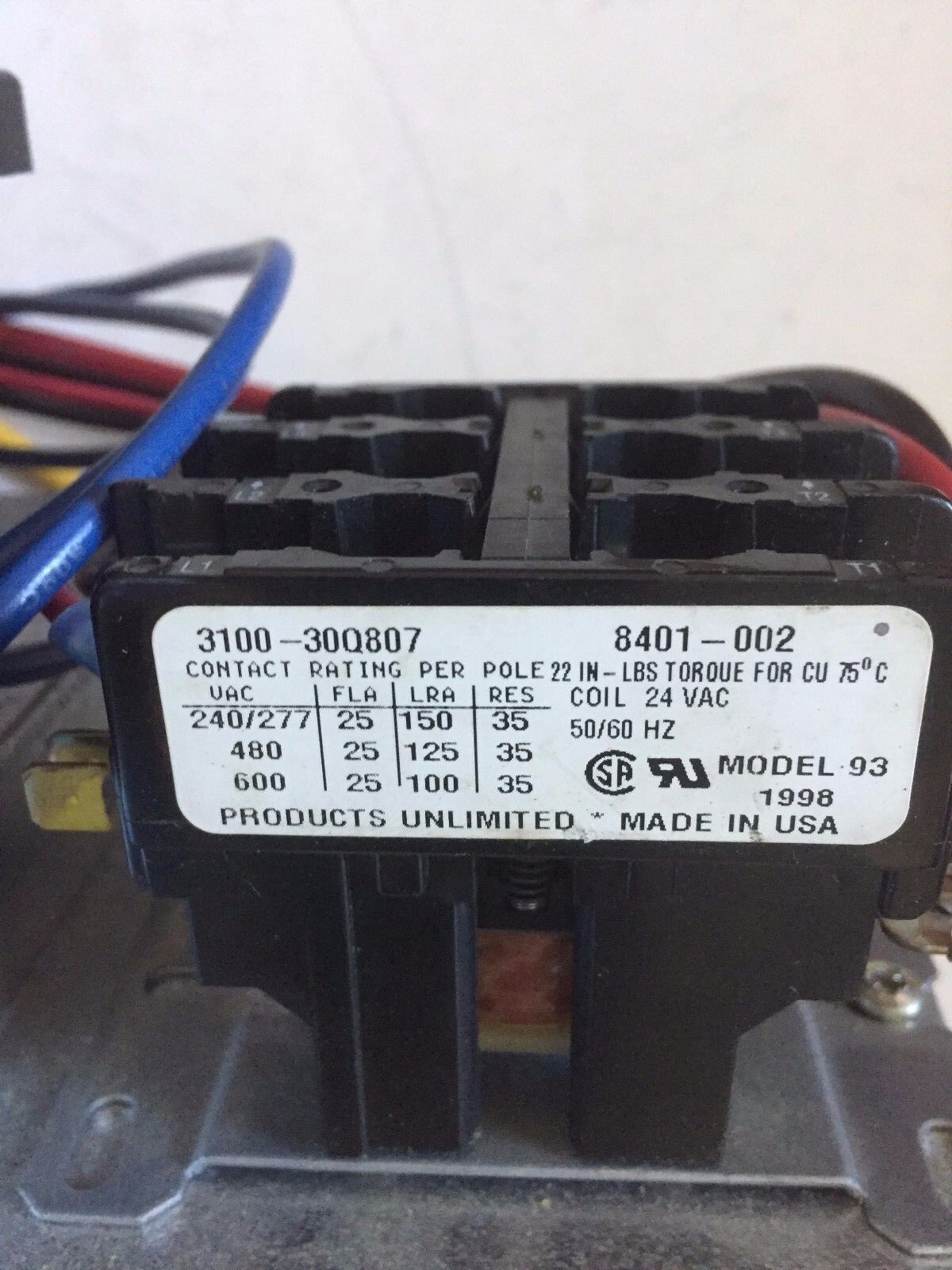 Usd 15660,60A-600,Bard Ehwh24a-C06,15660-3,8402-095 Heat Pump Heat Strip Base,Eq